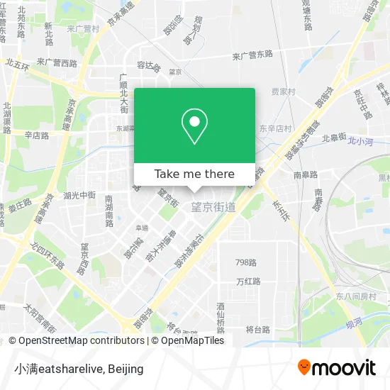 小满eatsharelive map