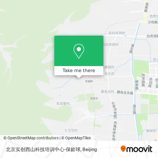 北京实创西山科技培训中心-保龄球 map