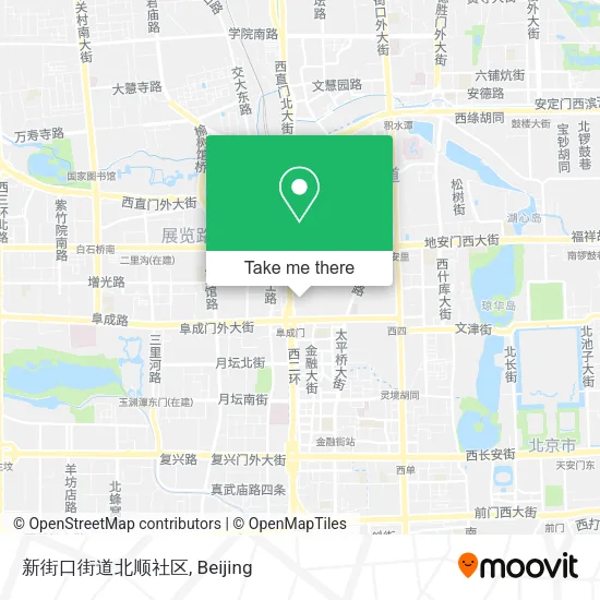 新街口街道北顺社区 map