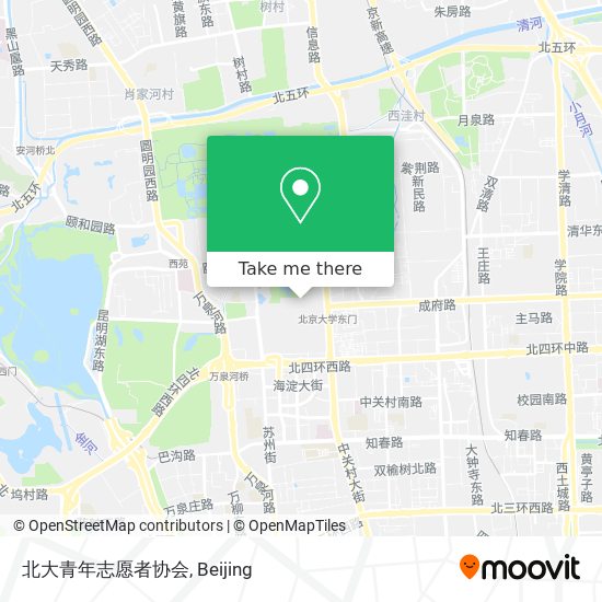 北大青年志愿者协会 map