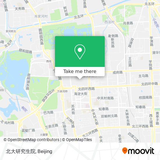北大研究生院 map