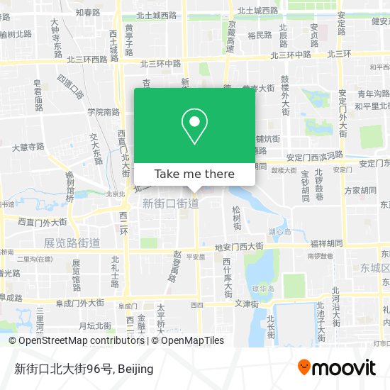 新街口北大街96号 map