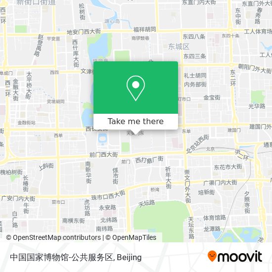 中国国家博物馆-公共服务区 map
