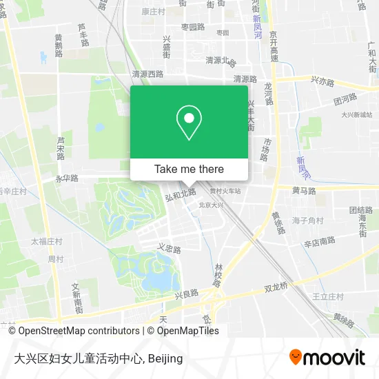 大兴区妇女儿童活动中心 map