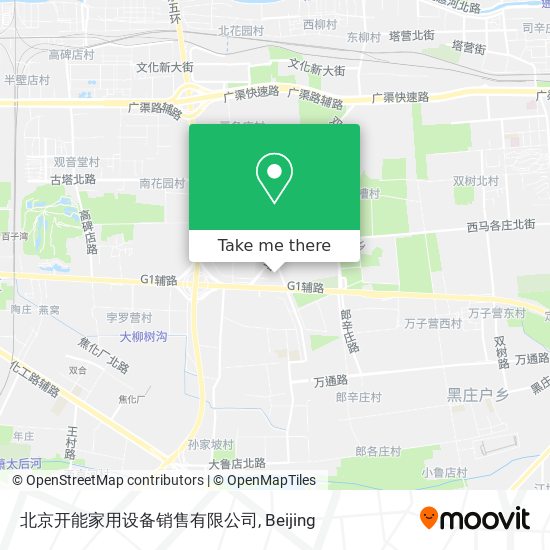 北京开能家用设备销售有限公司 map