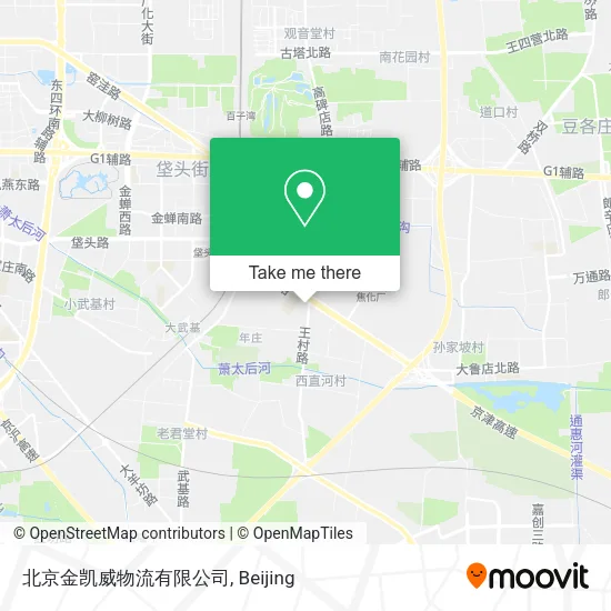 北京金凯威物流有限公司 map