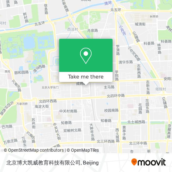 北京博大凯威教育科技有限公司 map
