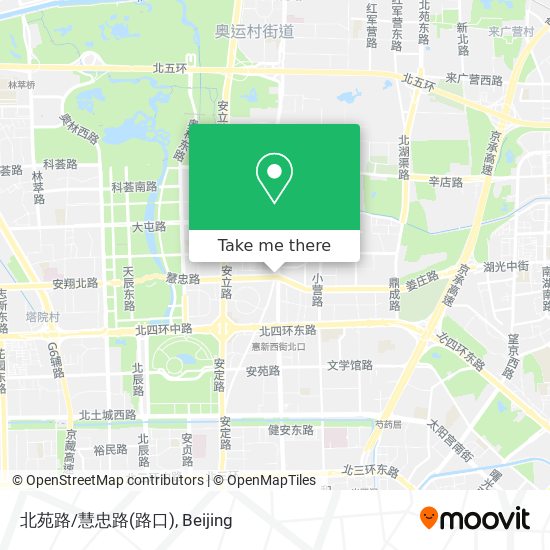 北苑路/慧忠路(路口) map