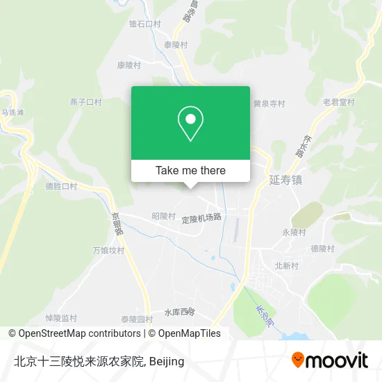 北京十三陵悦来源农家院 map