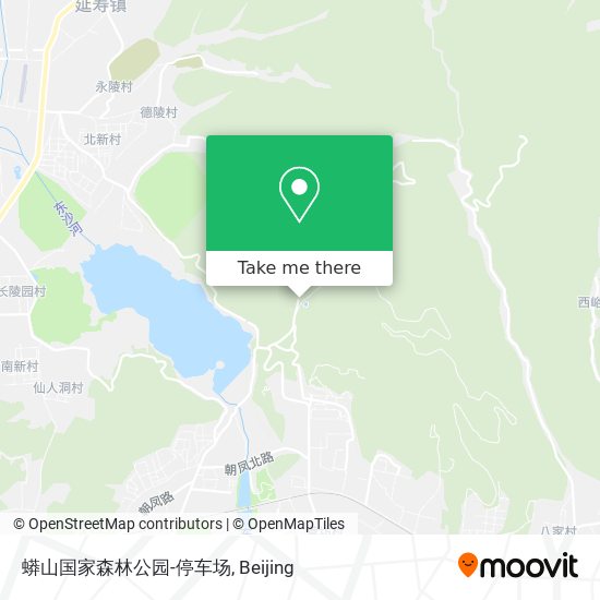 蟒山国家森林公园-停车场 map