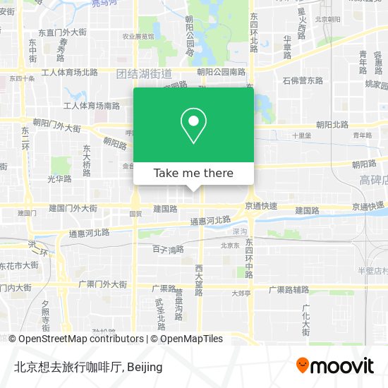 北京想去旅行咖啡厅 map