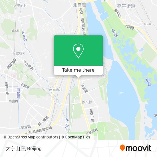 大宁山庄 map