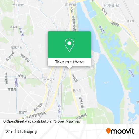 大宁山庄 map