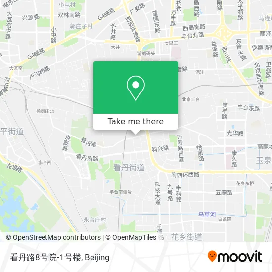 看丹路8号院-1号楼 map