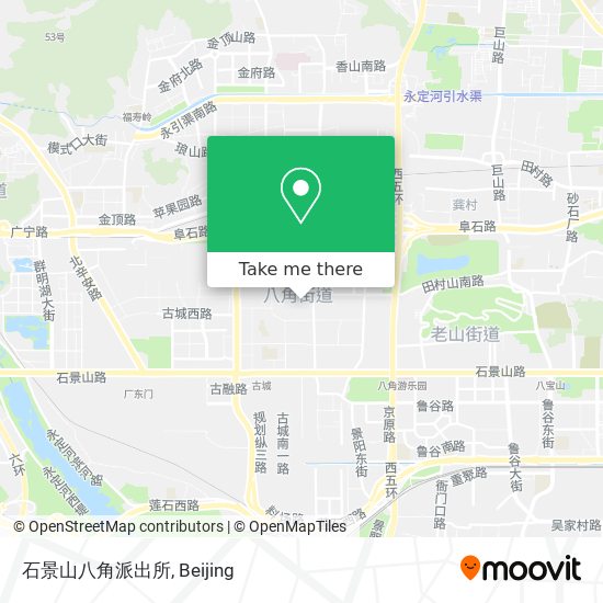 石景山八角派出所 map
