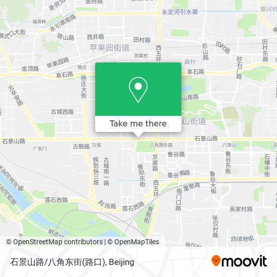 石景山路/八角东街(路口) map