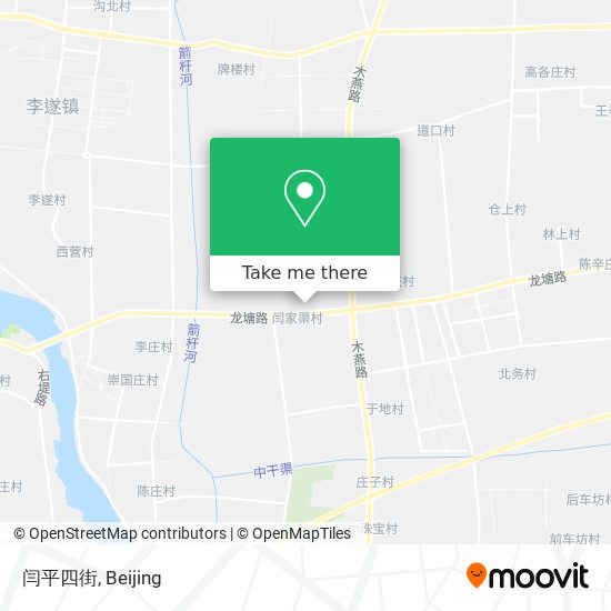 闫平四街 map