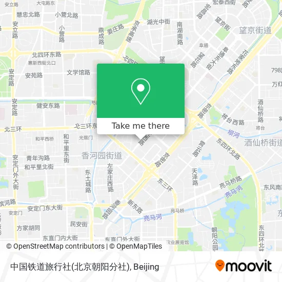中国铁道旅行社(北京朝阳分社) map