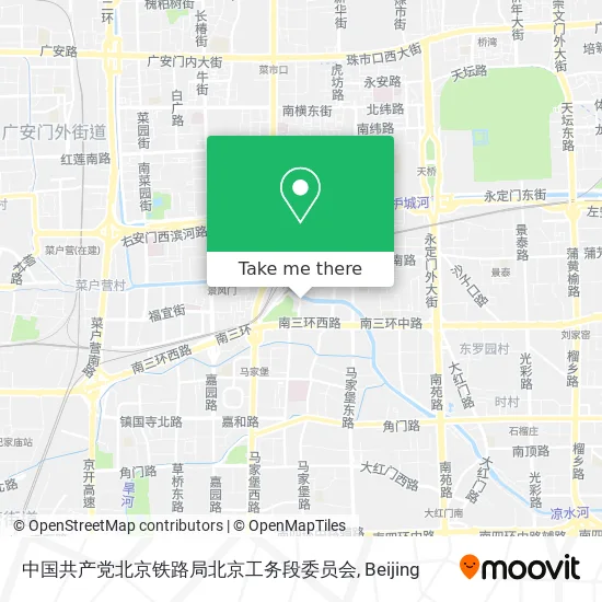 中国共产党北京铁路局北京工务段委员会 map