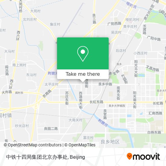 中铁十四局集团北京办事处 map