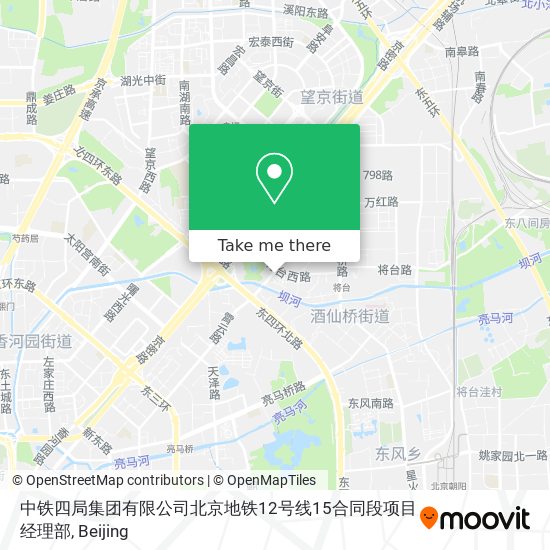 中铁四局集团有限公司北京地铁12号线15合同段项目经理部 map