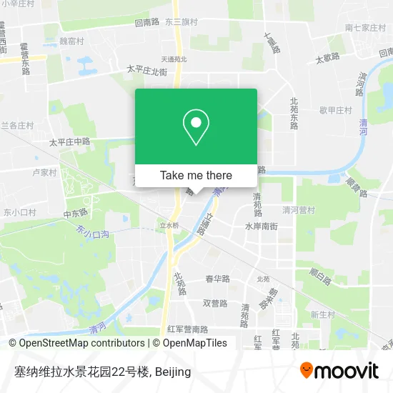 塞纳维拉水景花园22号楼 map