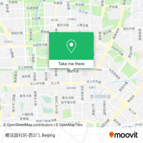 樱花园社区-西2门 map