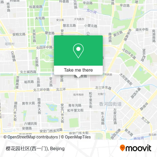 樱花园社区(西一门) map