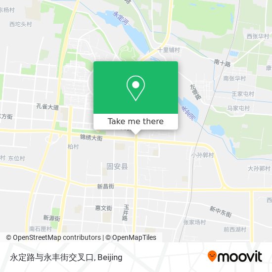 永定路与永丰街交叉口 map