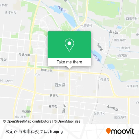 永定路与永丰街交叉口 map