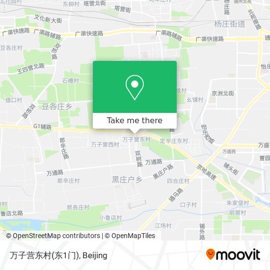 万子营东村(东1门) map
