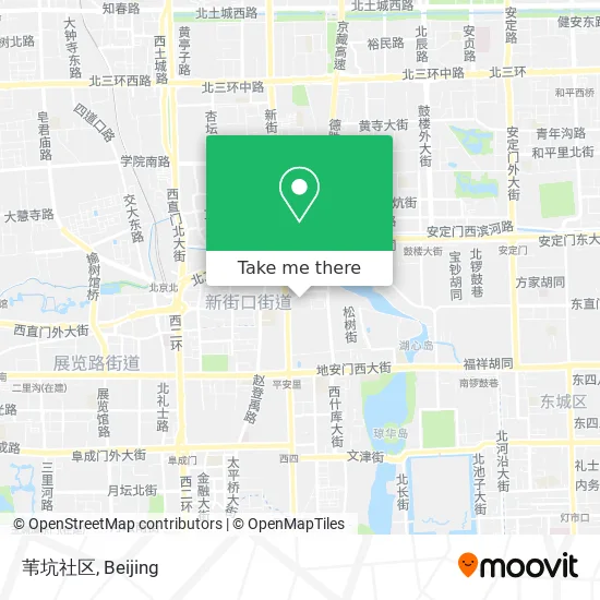 苇坑社区 map