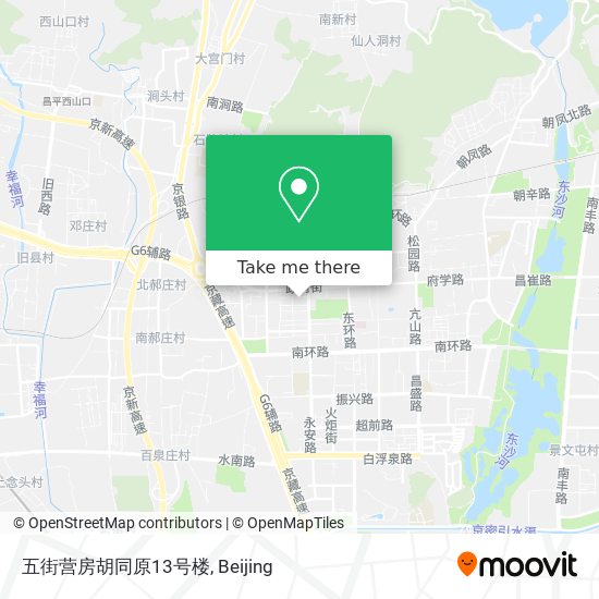 五街营房胡同原13号楼 map