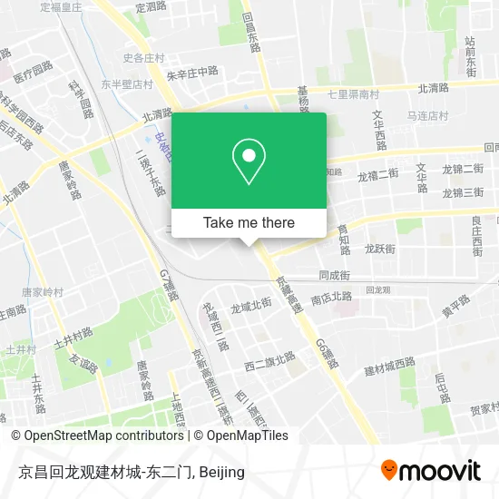 京昌回龙观建材城-东二门 map
