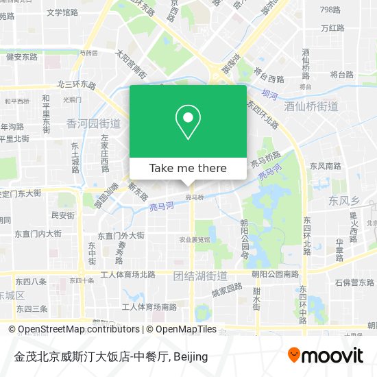 金茂北京威斯汀大饭店-中餐厅 map