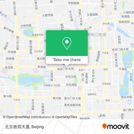 北京敦煌大厦 map