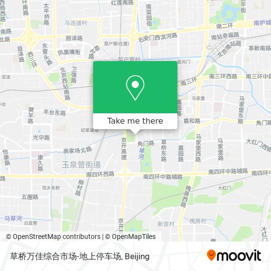 草桥万佳综合市场-地上停车场 map
