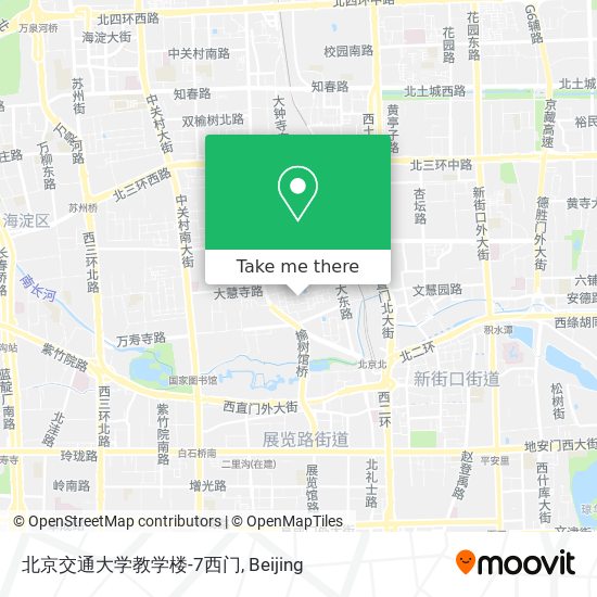 北京交通大学教学楼-7西门 map