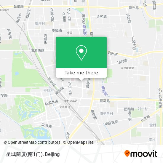 星城商厦(南1门) map