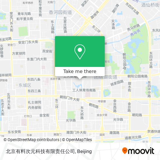 北京有料次元科技有限责任公司 map