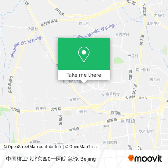 中国核工业北京四0一医院-急诊 map