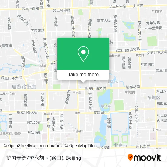 护国寺街/护仓胡同(路口) map