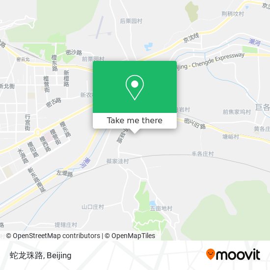 蛇龙珠路 map