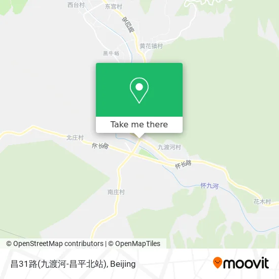 昌31路(九渡河-昌平北站) map