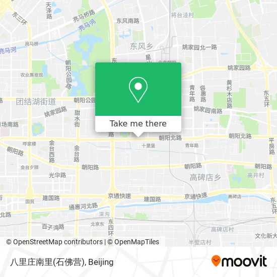 八里庄南里(石佛营) map