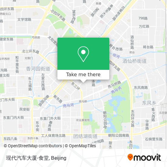 现代汽车大厦-食堂 map