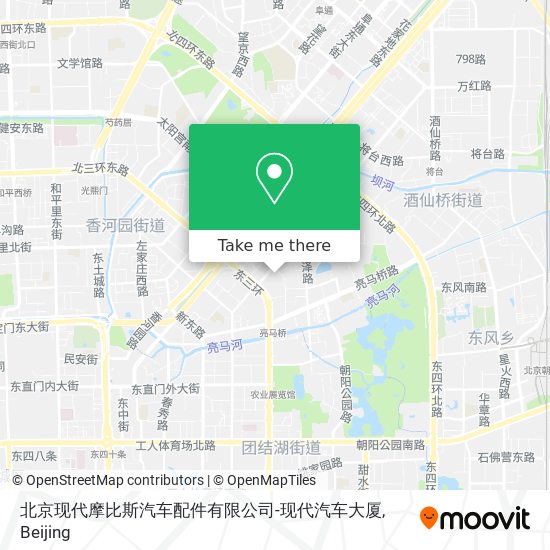北京现代摩比斯汽车配件有限公司-现代汽车大厦 map