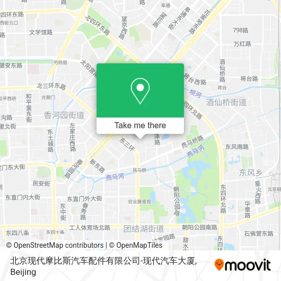 北京现代摩比斯汽车配件有限公司-现代汽车大厦 map