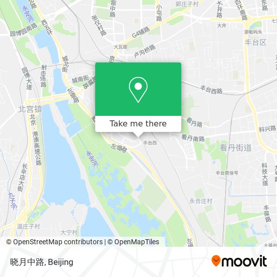 晓月中路 map