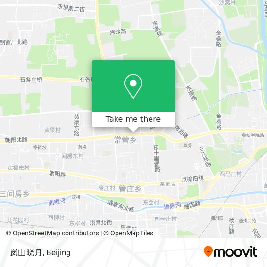 岚山晓月 map